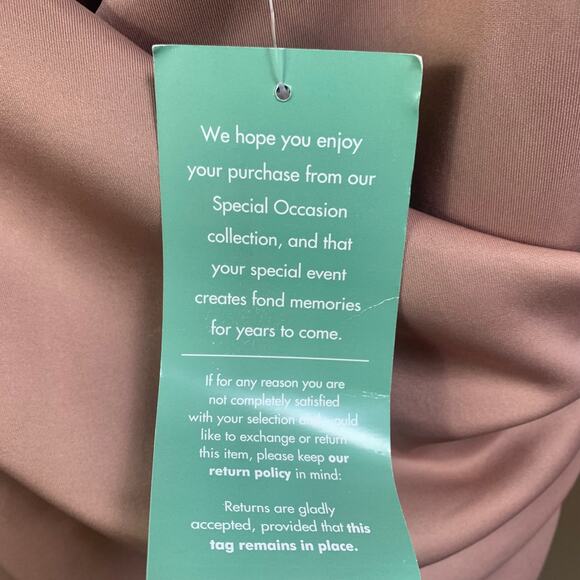 Sam And Jess Floral Applique Sleeveless Evening Gown - ACORN CHESTNUT Size 6 - Picture 11 of 15